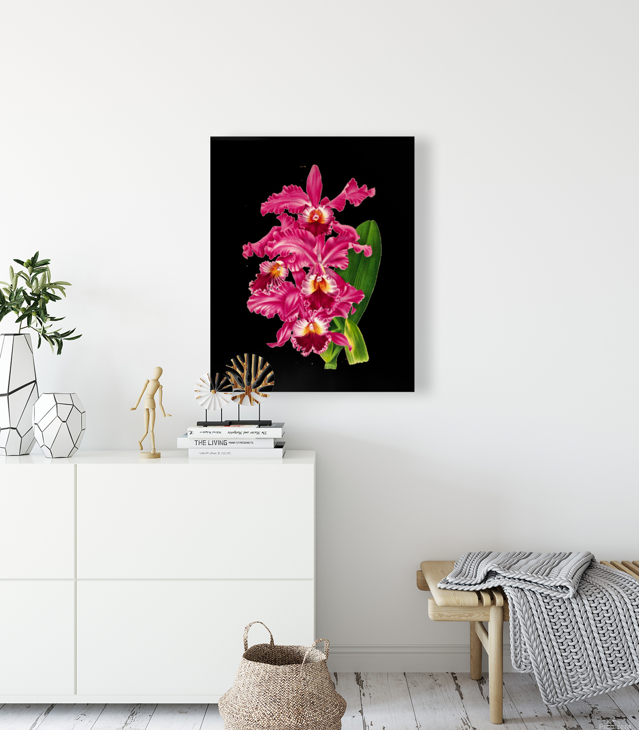 Mauve Flowers Reproduction