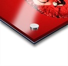 Lady in red Acrylic print