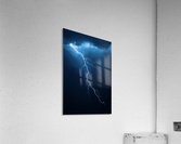 Lightning with dramatic cloudscape Acrylic Print