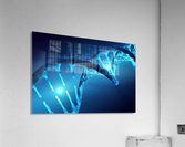 DNA structure illuminated Acrylic Print
