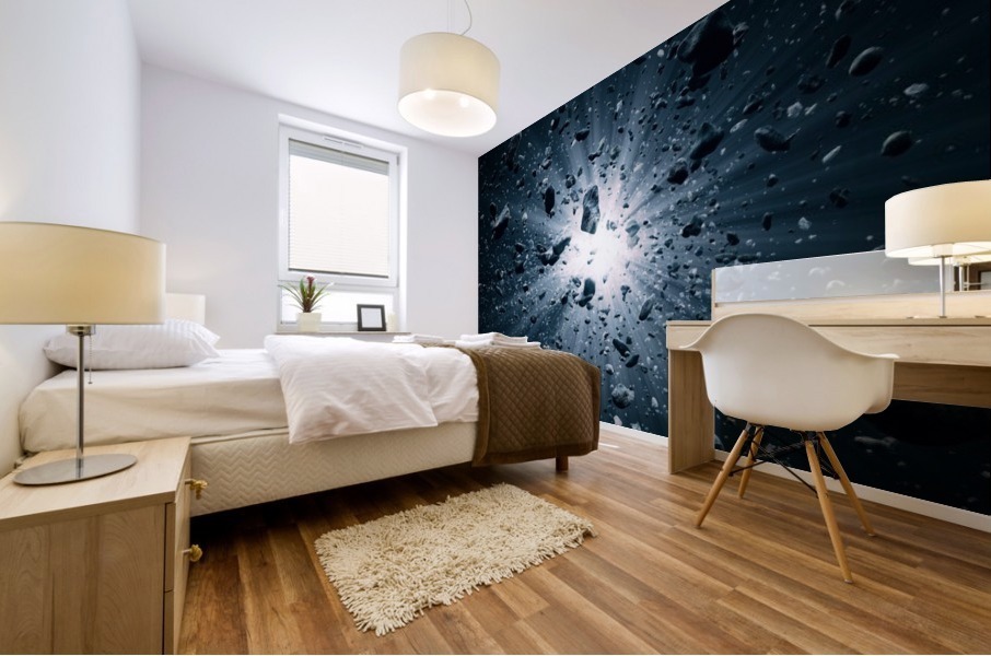 Big Bang explosion in space Mural print