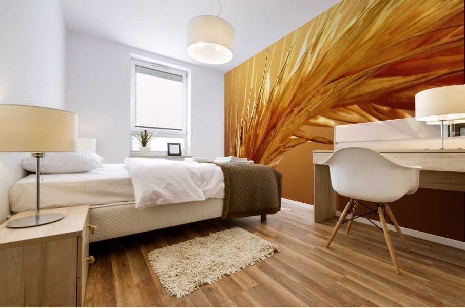 Wheat macro Mural print