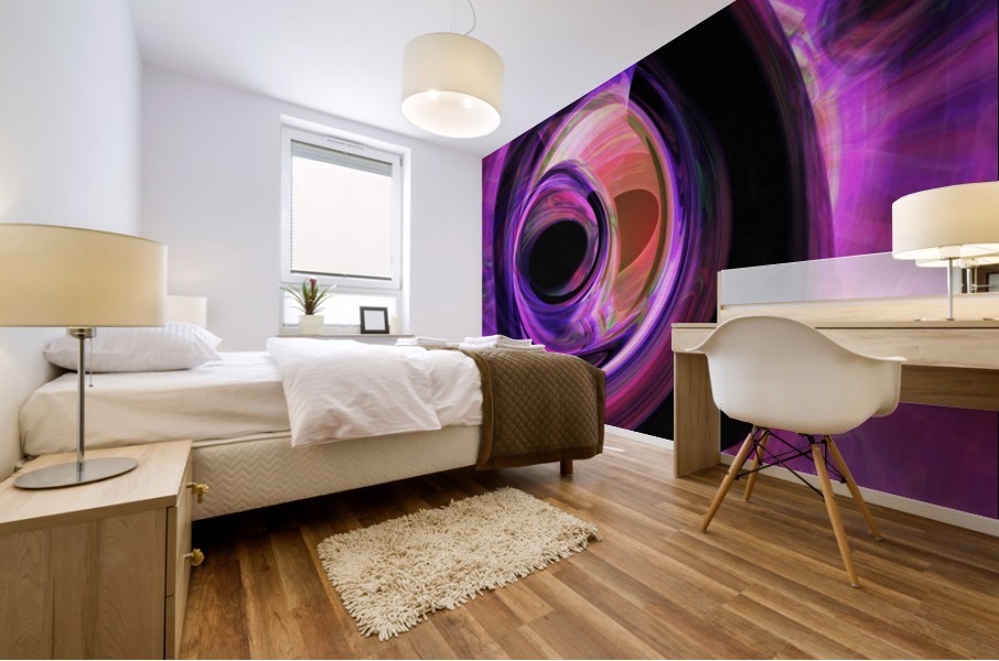 Abstract rendered artwork 3 Mural print