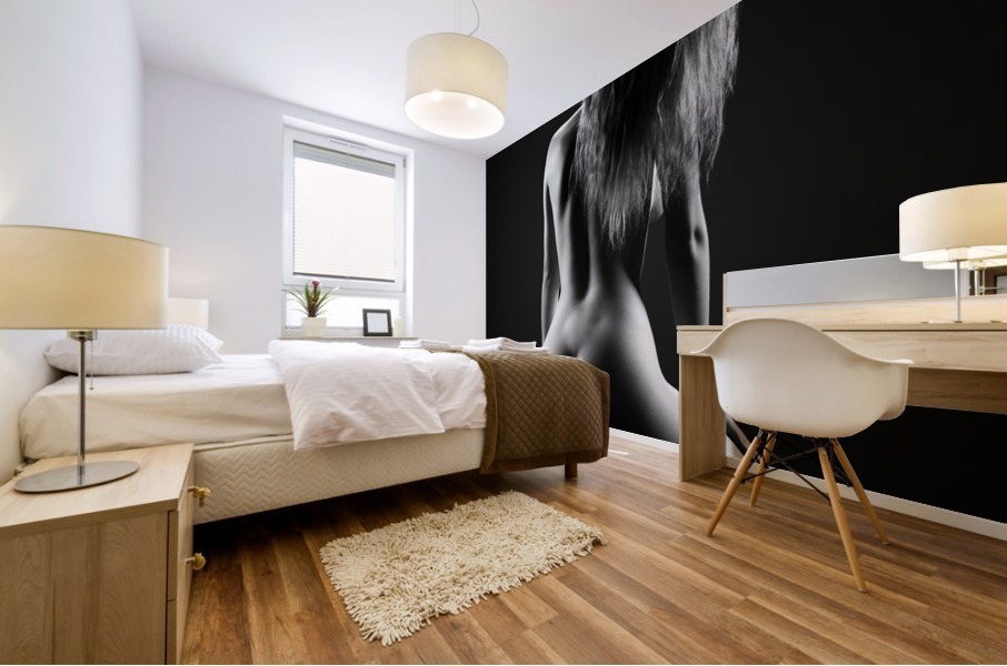 Nude woman bodyscape 32 Mural print