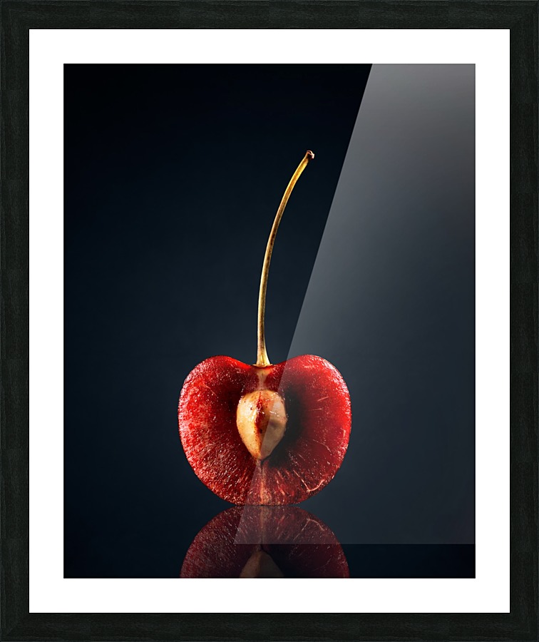 Red Cherry Still Life Picture Frame print