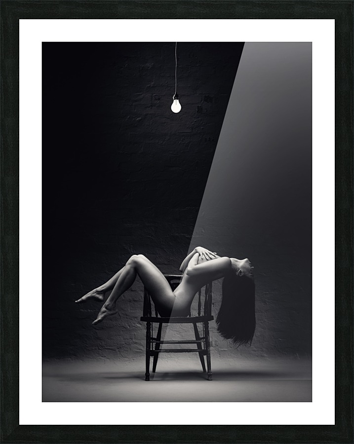 Bathing  in light Picture Frame print