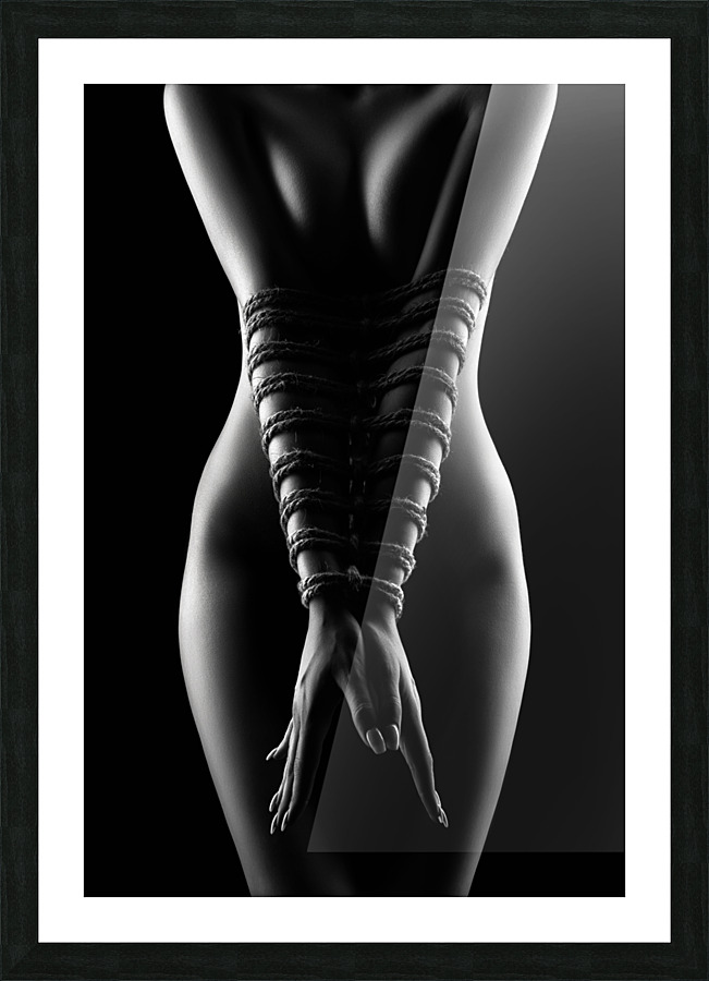 Nude Woman bondage 2 Picture Frame print
