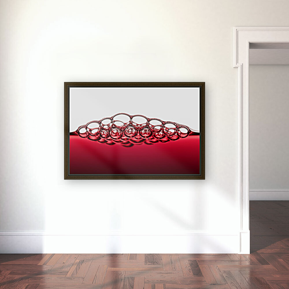 Red Wine Bubbles Reproduction