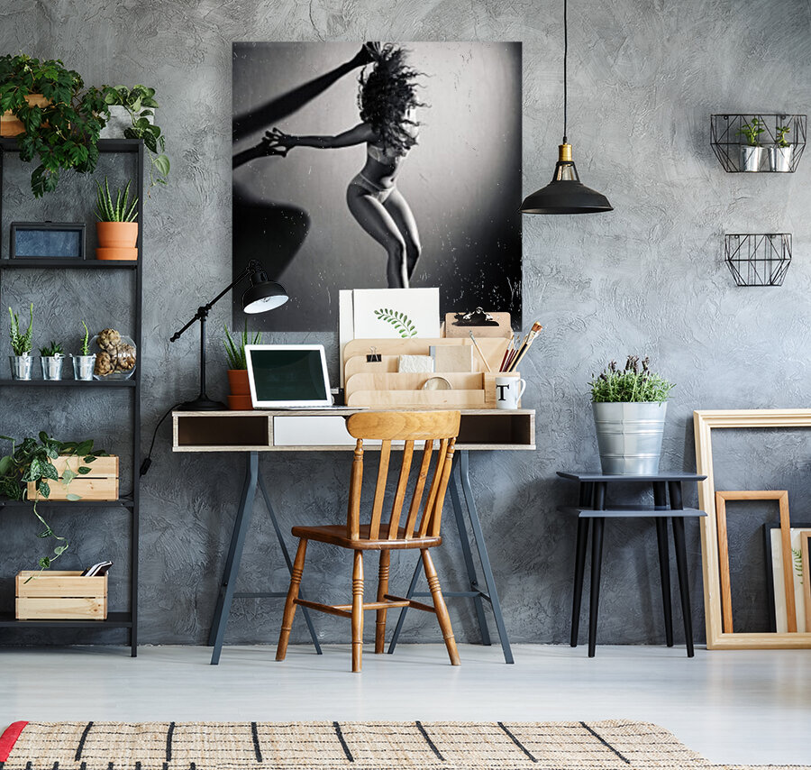 Shadows against the wall Reproduction