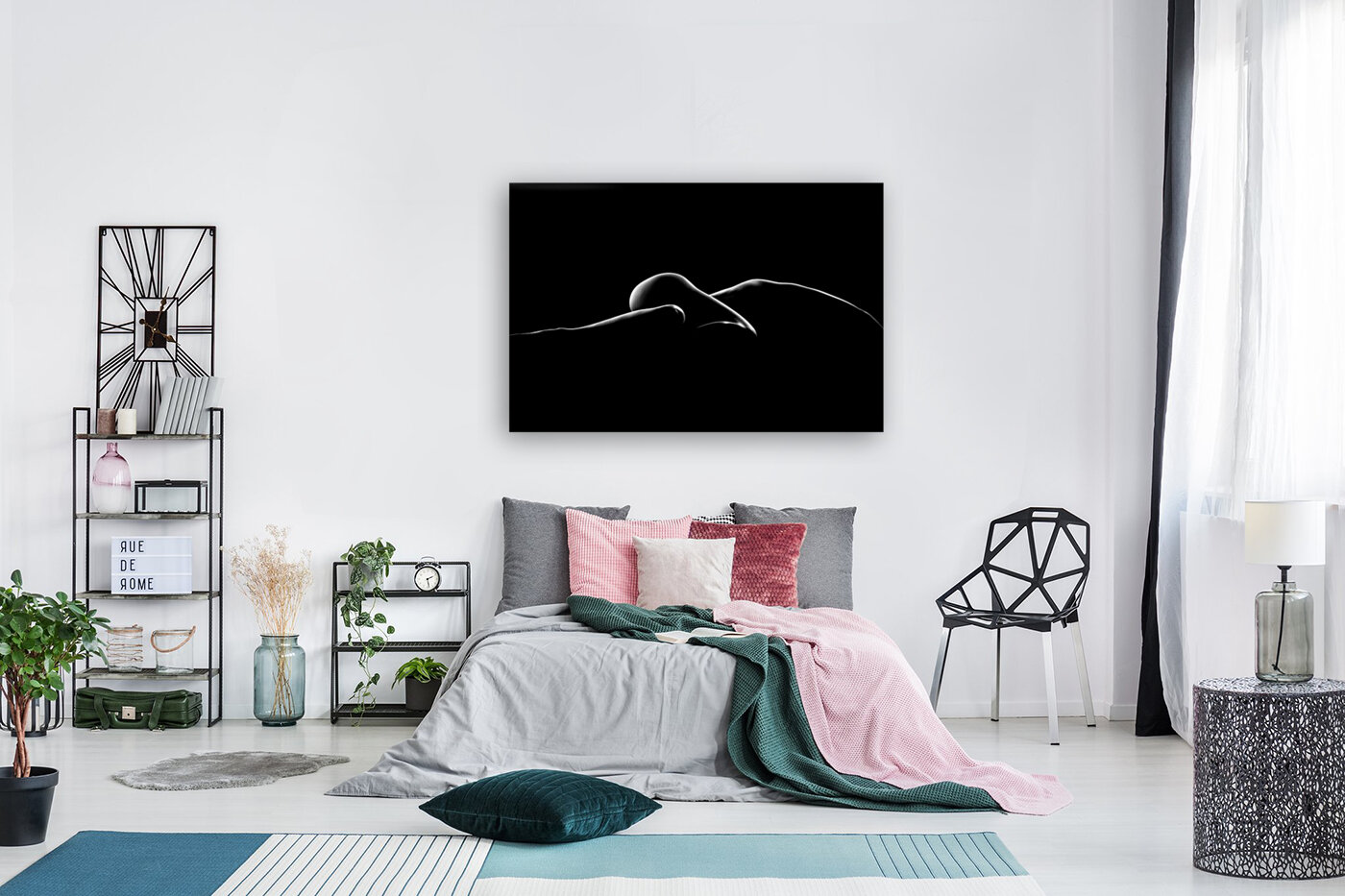 Nude woman bodyscape 7 Reproduction