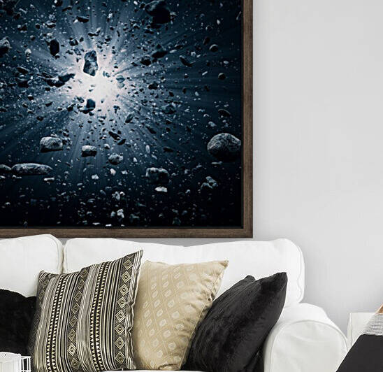 Big Bang explosion in space by Johan Swanepoel