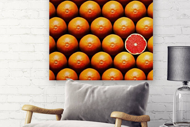 Grapefruit slice between group by Johan Swanepoel