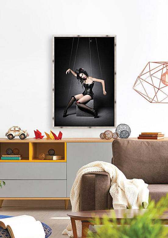 Black Widow Marionette Puppet  by Johan Swanepoel