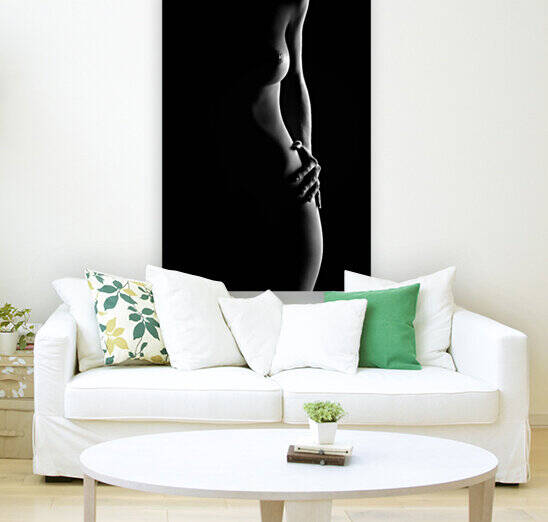 Bodyscape nude woman standing by Johan Swanepoel