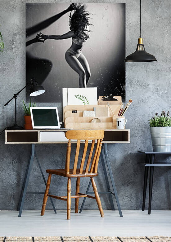 Shadows against the wall by Johan Swanepoel