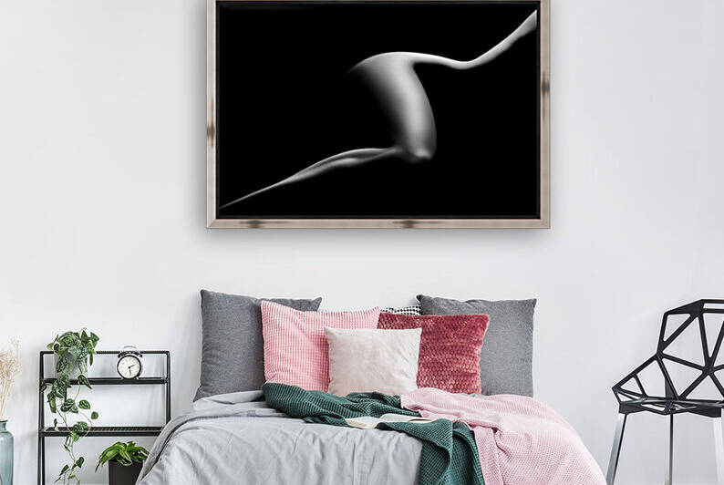 Nude woman bodyscape 9 by Johan Swanepoel