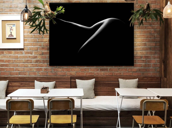 Nude woman bodyscape 15 by Johan Swanepoel