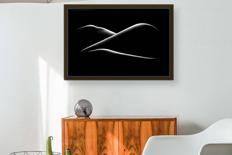 Nude woman bodyscape 17 by Johan Swanepoel