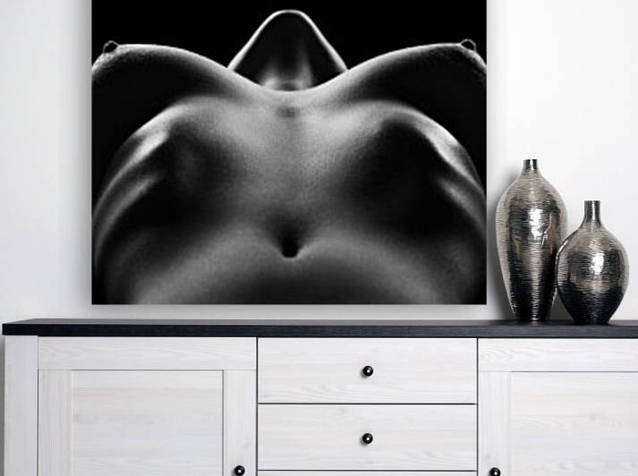 Nude woman bodyscape 29 by Johan Swanepoel