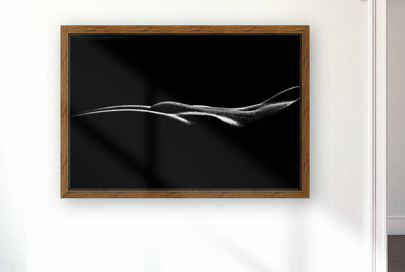 Nude woman bodyscape 37 by Johan Swanepoel