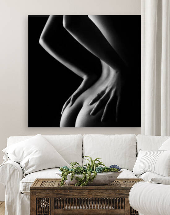 Nude woman bodyscape 39 by Johan Swanepoel