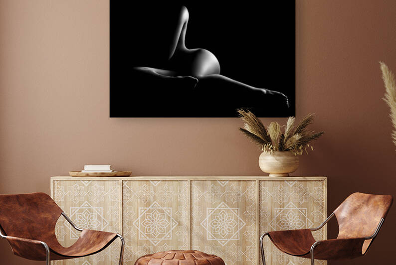 Nude woman bodyscape 40 by Johan Swanepoel