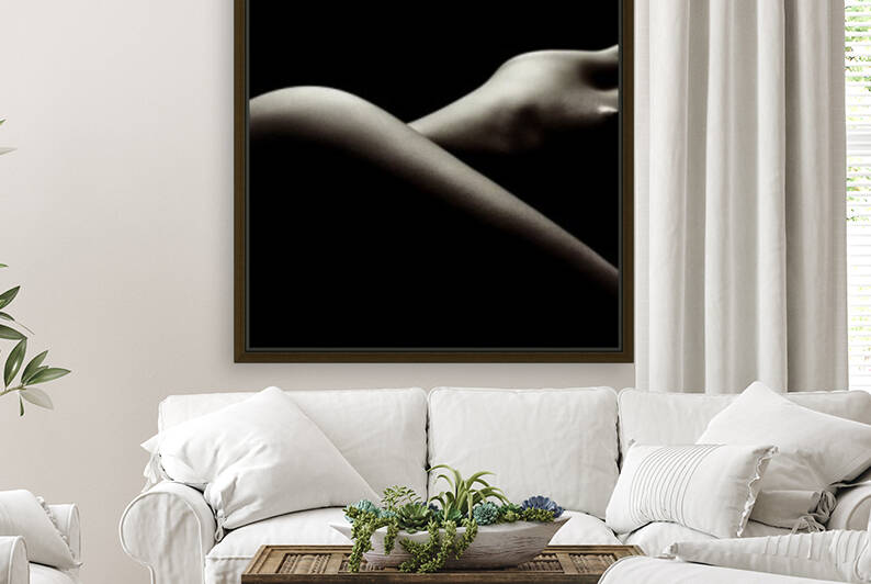 Nude woman bodyscape 44 by Johan Swanepoel