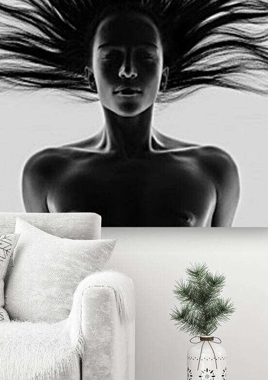 Nude woman fine art 12 by Johan Swanepoel