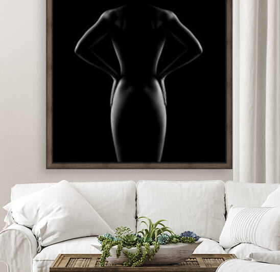 Nude woman bodyscape 53 by Johan Swanepoel
