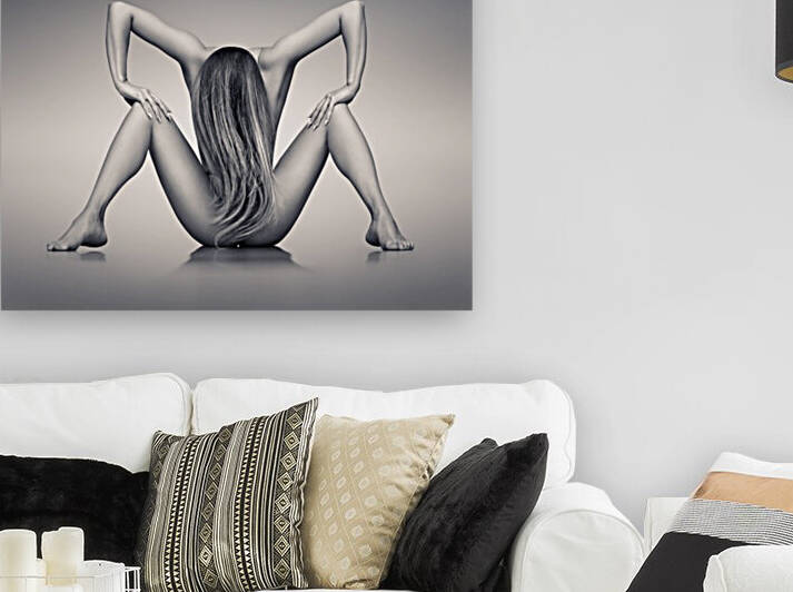 Nude woman fine art 16 by Johan Swanepoel