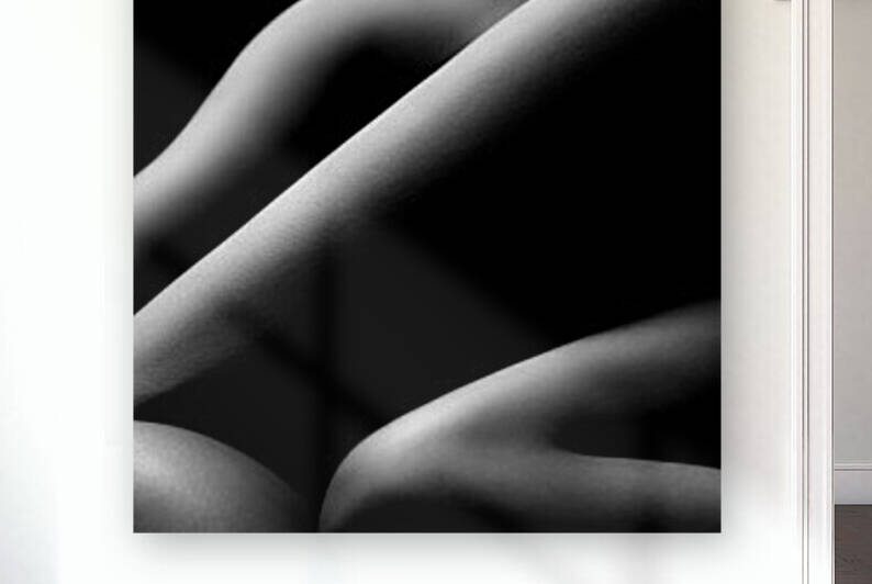 Nude woman bodyscape 58 by Johan Swanepoel