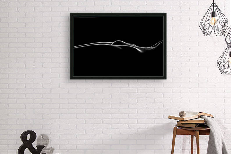 Nude woman bodyscape 77 by Johan Swanepoel