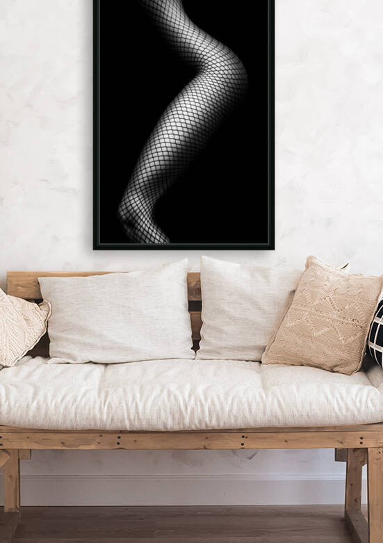 Legs in Fishnet Stockings 3 by Johan Swanepoel