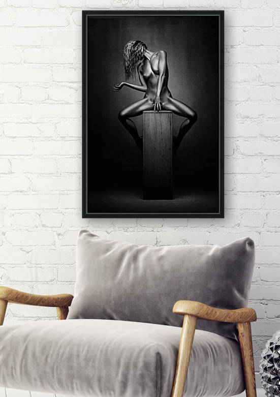 Nude woman fine art 24 by Johan Swanepoel