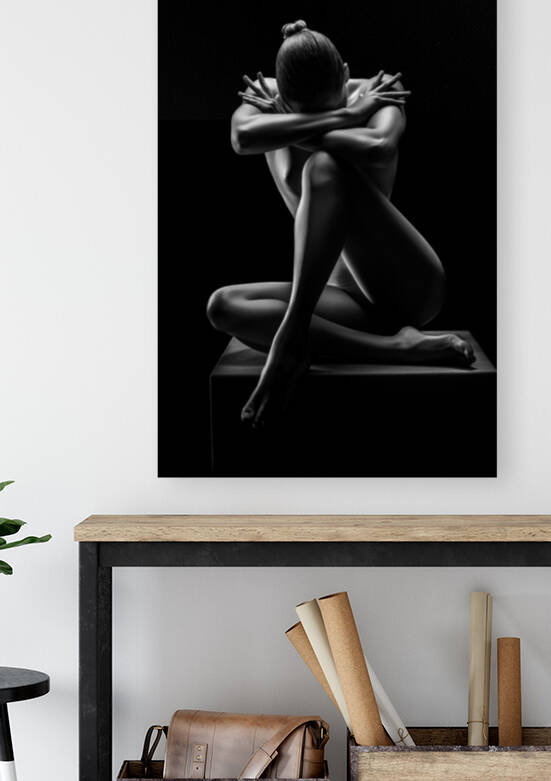 Nude woman bodyscape 84 by Johan Swanepoel
