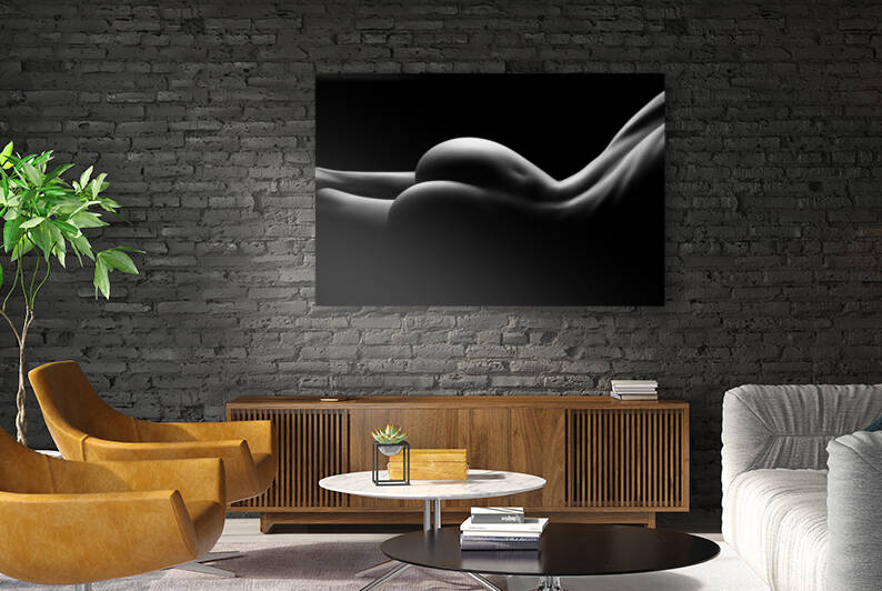 Nude woman bodyscape 92 by Johan Swanepoel