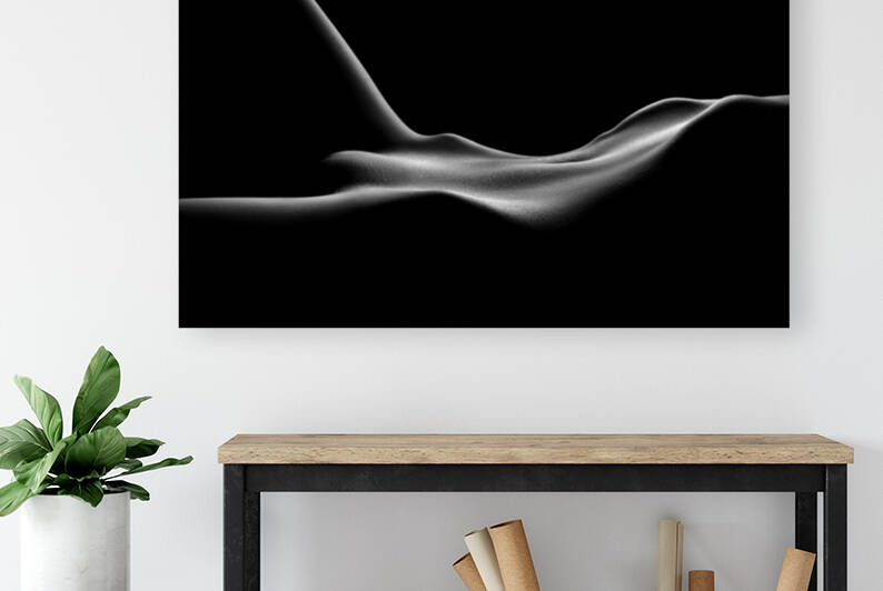Nude woman bodyscape 89 by Johan Swanepoel