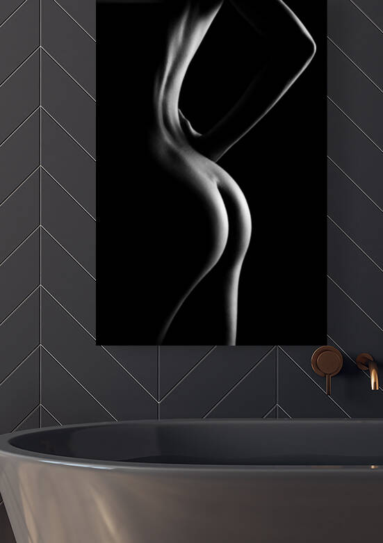 Nude woman bodyscape 94 by Johan Swanepoel