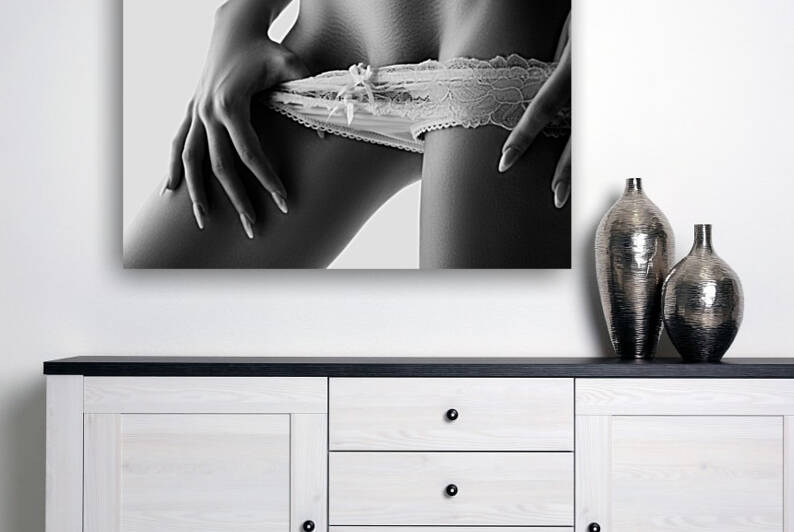 Woman in pantie closeup 8 by Johan Swanepoel