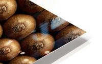 Sliced kiwi between group HD Metal print