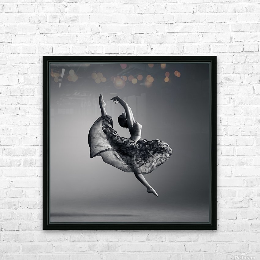 Ballerina jumping by Johan Swanepoel Wall Art