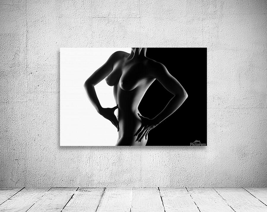 Nude black versus white 1 Wall Preview