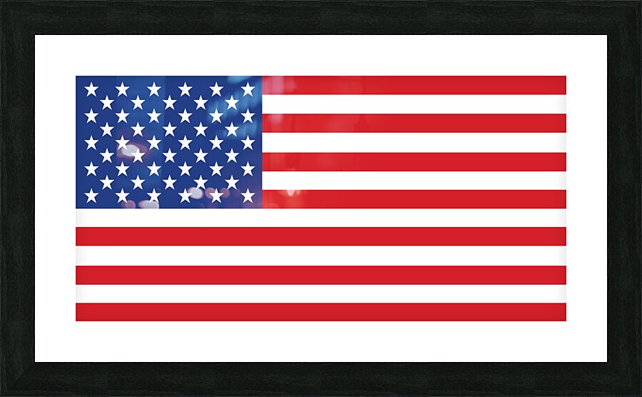 60x30 flag Picture Frame print