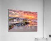 La Jolla orange sunset Acrylic Print