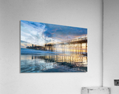 Reflections at the pier. Acrylic Print