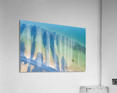 palm tree shadows Acrylic Print