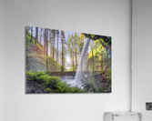Under the waterfall Acrylic Print