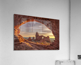 The windows Acrylic Print