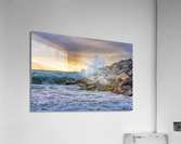 ponto wave Acrylic Print