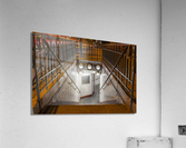 Down to the subway at night Acrylic Print